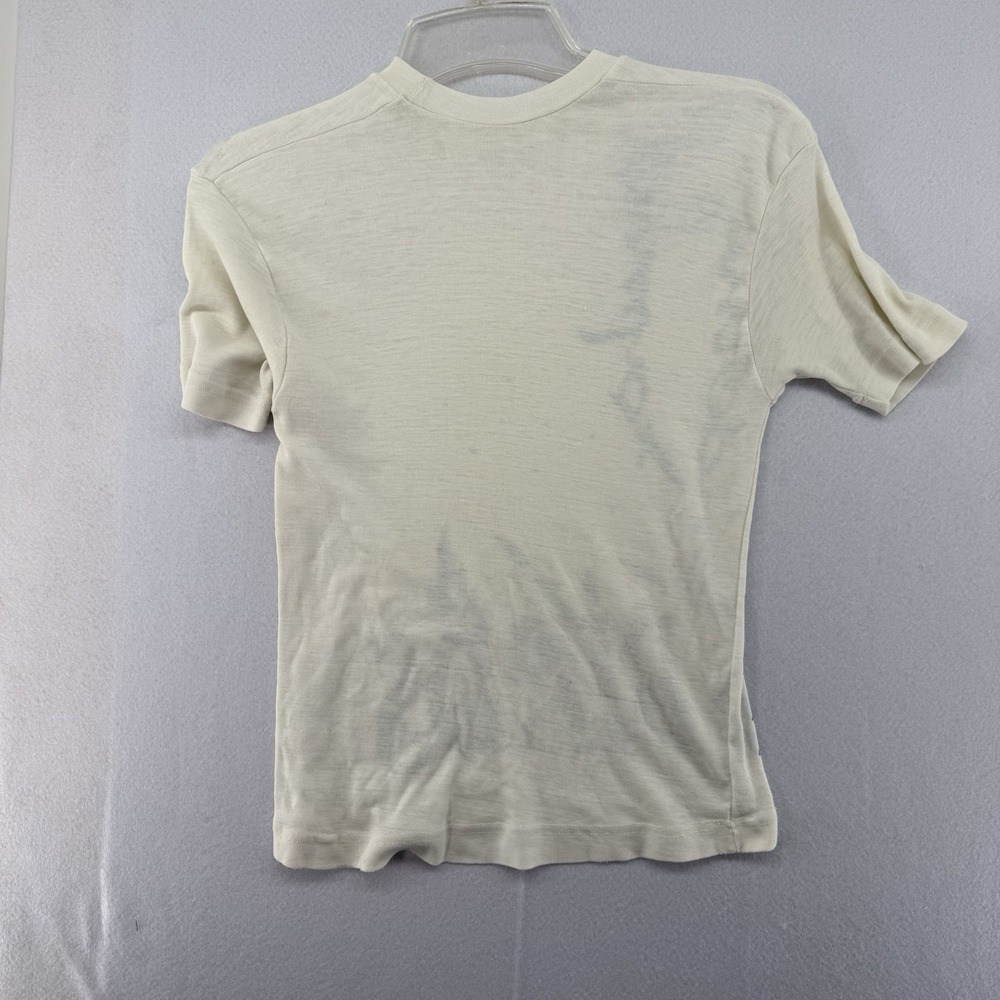 Vintage Bird Graphic T-shirt Single Stitch Cream Nature Wildlife Tee Retro 15x20 - Picture 5 of 6